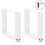 Patas de mesa de centro forma U 2uds acero blanco 40x(30-31) cm | Foro24.es | Tu tienda online para hogar, jardín y más Foro24.es