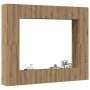 Mueble para TV de pared madera contrachapada artesanal 8 piezas de , Muebles TV - Ref: Foro24-3328954, Precio: 384,33 €, Desc...