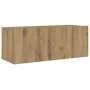 Muebles de TV de pared 7 uds madera ingeniería roble artesanal de , Muebles TV - Ref: Foro24-3328980, Precio: 266,66 €, Descu...