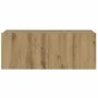 Muebles de TV de pared 7 uds madera ingeniería roble artesanal de , Muebles TV - Ref: Foro24-3328980, Precio: 266,66 €, Descu...