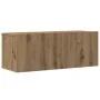 Mueble para TV de pared madera contrachapada artesanal 4 piezas de , Muebles TV - Ref: Foro24-3329152, Precio: 172,29 €, Desc...