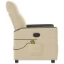 Sillón de masaje reclinable de tela crema | Foro24.es | Tu tienda online para hogar, jardín y más Foro24.es