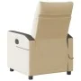 Sillón de masaje reclinable de tela crema | Foro24.es | Tu tienda online para hogar, jardín y más Foro24.es