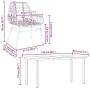 Juego de comedor jardín 5 piezas ratán sintético vidrio negro von , Gartensets - Ref: Foro24-3334537, Preis: 356,87 €, Rabatt...