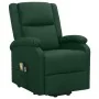 Sillón de masaje elevable tela verde oscuro by , Electric massage chairs - Ref: Foro24-329715, Price: 387,54 €, Discount: -5%%
