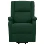 Sillón de masaje elevable tela verde oscuro by , Electric massage chairs - Ref: Foro24-329715, Price: 387,54 €, Discount: -5%%