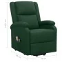 Sillón de masaje elevable tela verde oscuro by , Electric massage chairs - Ref: Foro24-329715, Price: 387,54 €, Discount: -5%%
