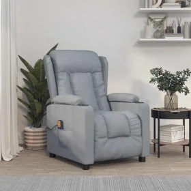 Sillón de masaje tela gris claro by , Electric massage chairs - Ref: Foro24-339058, Price: 239,79 €, Discount: %