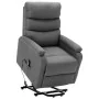 Sillón elevable tela gris claro de , Sillones - Ref: Foro24-321236, Precio: 343,12 €, Descuento: %