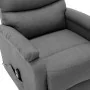 Sillón elevable tela gris claro de , Sillones - Ref: Foro24-321236, Precio: 343,12 €, Descuento: %