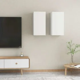 Muebles para TV 2 uds madera contrachapada blanco 30,5x30x60 cm de , Muebles TV - Ref: Foro24-803327, Precio: 69,02 €, Descue...