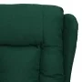 Sillón de masaje eléctrico tela verde oscuro by , Electric massage chairs - Ref: Foro24-3098795, Price: 270,64 €, Discount: -5%%