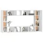 Set de muebles para TV 8 piezas madera contrachapada blanco de , Muebles TV - Ref: Foro24-3114286, Precio: 331,12 €, Descuent...