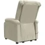 Sillón de masaje elevable terciopelo color crema | Foro24.es | Tu tienda online para hogar, jardín y más Foro24.es