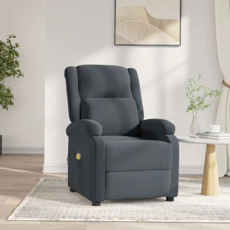 Sillón de masaje eléctrico terciopelo gris oscuro by , Electric massage chairs - Ref: Foro24-3098405, Price: 264,01 €, Discou...