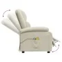 Sillón de masaje eléctrico terciopelo color crema | Foro24.es | Tu tienda online para hogar, jardín y más Foro24.es