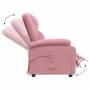 Sillón reclinable eléctrico de terciopelo rosa by , Armchairs - Ref: Foro24-3098397, Price: 218,11 €, Discount: -5%%