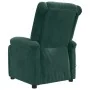 Sillón reclinable eléctrico de terciopelo verde oscuro by , Armchairs - Ref: Foro24-3098395, Price: 218,11 €, Discount: -5%%