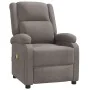Sillón orejero de masaje de tela gris taupé | Foro24.es | Tu tienda online para hogar, jardín y más Foro24.es