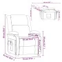 Sillón orejero de masaje de tela gris taupé | Foro24.es | Tu tienda online para hogar, jardín y más Foro24.es