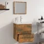 Set de muebles de baño madera contrachapada color roble ahumado by , Bathroom furniture - Ref: Foro24-3152864, Price: 176,28 ...