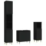 Juego de muebles de baño 3 pzas madera contrachapada negro by , Bathroom furniture - Ref: Foro24-3185582, Price: 181,17 €, Di...