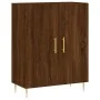 Aparador alto madera contrachapada marrón roble 69,5x34x180 cm by , Sideboards - Ref: Foro24-3189244, Price: 144,61 €, Discou...