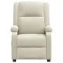 Sillón reclinable terciopelo blanco crema by , Armchairs - Ref: Foro24-342408, Price: 184,26 €, Discount: -5%%