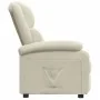 Sillón reclinable terciopelo blanco crema by , Armchairs - Ref: Foro24-342408, Price: 184,26 €, Discount: -5%%
