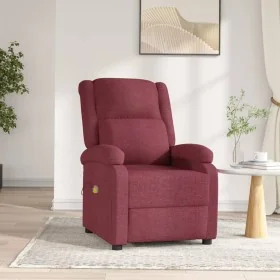 Sillón de masaje eléctrico tela rojo tinto de , Sillones de masaje eléctricos - Ref: Foro24-3098362, Precio: 276,33 €, Descue...