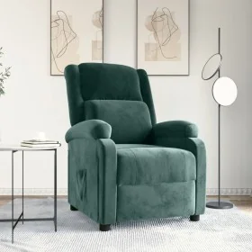Sillón reclinable de terciopelo verde oscuro von , Sessel - Ref: Foro24-342401, Preis: 184,26 €, Rabatt: -5%%
