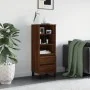 Aparador alto madera contrachapada roble marrón 40x36x110 cm | Foro24.es | Tu tienda online para hogar, jardín y más Foro24.es