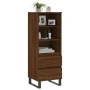 Aparador alto madera contrachapada roble marrón 40x36x110 cm | Foro24.es | Tu tienda online para hogar, jardín y más Foro24.es