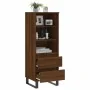 Aparador alto madera contrachapada roble marrón 40x36x110 cm | Foro24.es | Tu tienda online para hogar, jardín y más Foro24.es