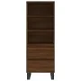Aparador alto madera contrachapada roble marrón 40x36x110 cm | Foro24.es | Tu tienda online para hogar, jardín y más Foro24.es