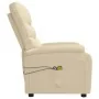 Sillón de masaje eléctrico tela color crema de , Sillones de masaje eléctricos - Ref: Foro24-3073703, Precio: 278,26 €, Descu...