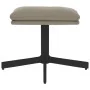 Reposapiés de terciopelo gris claro 60x60x36 cm by , Ottomans - Ref: Foro24-341626, Price: 39,22 €, Discount: %