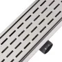 Desagüe de ducha lineal acero inoxidable 930x140 mm de , Desagües - Ref: Foro24-142181, Precio: 58,69 €, Descuento: -5%%