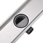 Desagüe de ducha lineal acero inoxidable 930x140 mm de , Desagües - Ref: Foro24-142181, Precio: 58,69 €, Descuento: -5%%