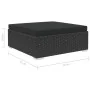 Set de muebles de jardín 5 pzas y cojines ratán sintético negro | Foro24.es | Tu tienda online para hogar, jardín y más Foro24.es