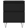 Mesitas de noche 2 uds madera de ingeniería negro 40x35x50 cm de , Mesitas de noche - Ref: Foro24-830671, Precio: 90,42 €, De...