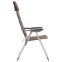 Sillas de camping plegables 4 unidades aluminio marrón by , camping furniture - Ref: Foro24-44311, Price: 203,32 €, Discount: %