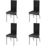 Conjunto de comedor de cinco piezas negro | Foro24.es | Tu tienda online para hogar, jardín y más Foro24.es