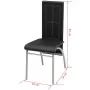 Conjunto de comedor de cinco piezas negro | Foro24.es | Tu tienda online para hogar, jardín y más Foro24.es