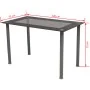 Conjunto de comedor de cinco piezas negro | Foro24.es | Tu tienda online para hogar, jardín y más Foro24.es