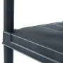 Estantería de plástico 5 unidades 125 kg 60x30x180 cm negro by , Industrial shelving - Ref: Foro24-276258, Price: 226,03 €, D...