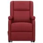 Sillón elevable cuero sintético rojo tinto | Foro24.es | Tu tienda online para hogar, jardín y más Foro24.es