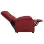Sillón elevable cuero sintético rojo tinto | Foro24.es | Tu tienda online para hogar, jardín y más Foro24.es