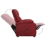 Sillón elevable cuero sintético rojo tinto | Foro24.es | Tu tienda online para hogar, jardín y más Foro24.es