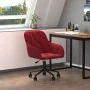 Silla de oficina giratoria de terciopelo rojo tinto | Foro24.es | Tu tienda online para hogar, jardín y más Foro24.es